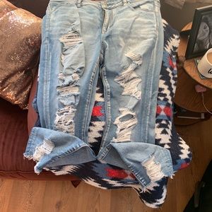 High waisted jegging